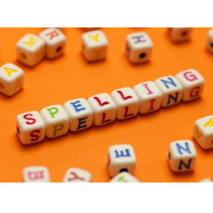 Alphabet beads on a string can be a fun way to practice spelling.