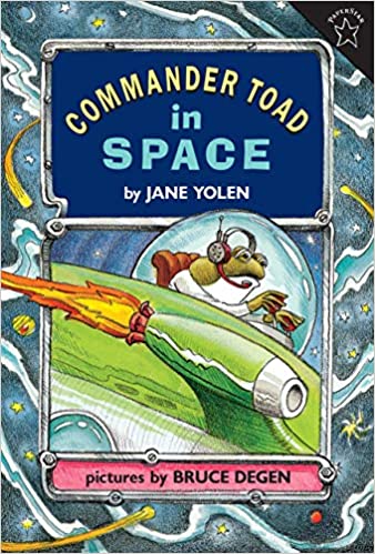 Commander Toad in Space is a silly science fiction series for beginning readers.