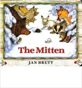 The Mitten is a picture book that helps students look at cause and effect reading comprehension skills.