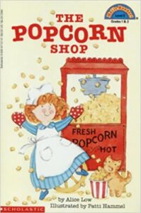 The Popcorn Shop is an easy reader that helps older students make predictions and create alternative endings.