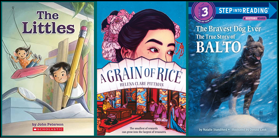 The LIttles, A Grain of Rice, and Balto are great reads for older students reading at grade 2 level.