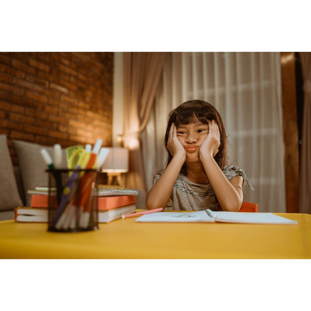 Kids with attention issues often take a long time to do short, yet boring assignments.